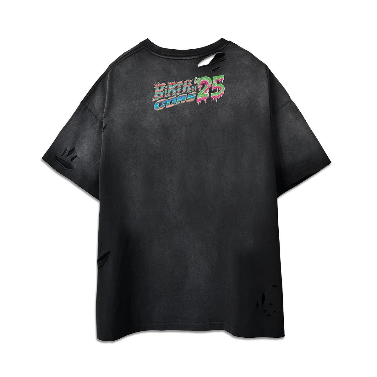 "BiRTH OF CORE: Lv.25" T-Shirt (BLACK) - Image 2