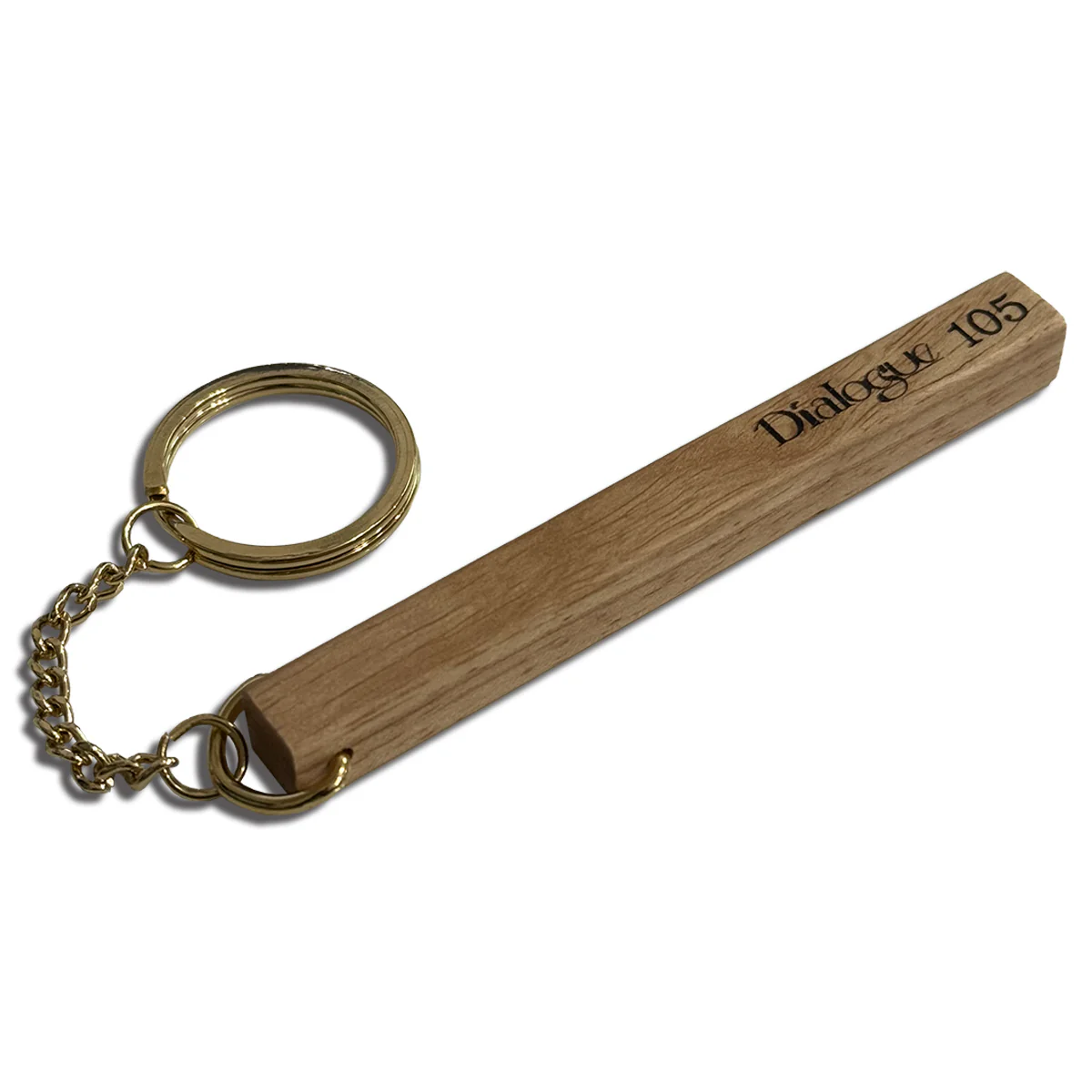 "Dialogue"  Wood Key Ring - Image 2