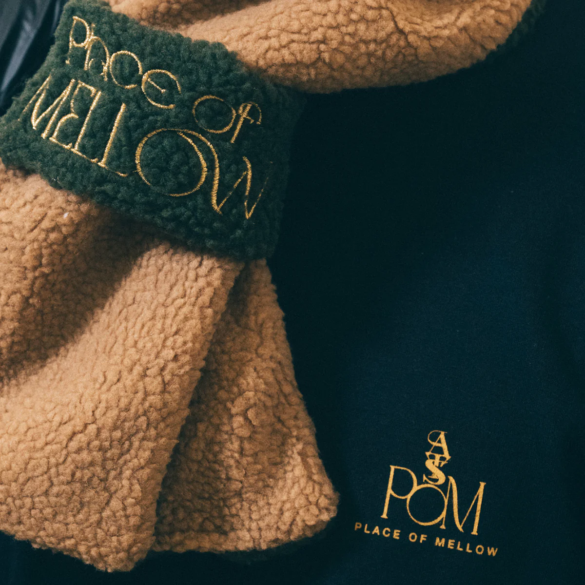 “Place of Mellow” Fleece Muffler - Image 6
